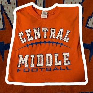 Central middle football tshirt